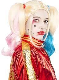 Tak tohle je slušný oddíl: Paruka Harley Quinn Pro Zeny Sebevrazedny Oddil Funidelia