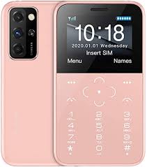 Version with warranty (silver) : Amazon Com Soyes S10p Mini Card Phone Unlocked 2g Gsm Quad Band Mini Mobile Phones 400mah 1 54 Ips Color Mtk6261m Cellphone Ultra Thin Fashion Small Size Kids Cell Phones Pink Cell Phones Accessories