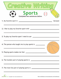 Sentence Writing Sports Sentence Writing Music Worksheets Music Education
