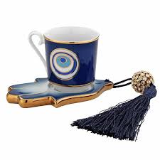 Buy Evil Eye Pattern Turkish Coffee Set Hamsa Hand Saucer Grand Bazaar Istanbul Online Shopping Turkish Coffee Set Turkish Coffee Cups Turkish Coffee
