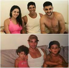 He is descended from italians on his father's side. Reynaldo Gianecchini Reproduz Foto De 18 Anos Atras Com Sobrinhos