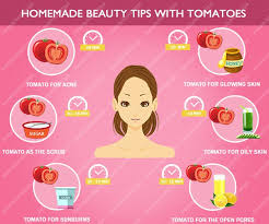 Pure lemon juice can be very strong for the skin, so add one . Beauty Tips With Tomatoes How To Use Tomato For Skin Care