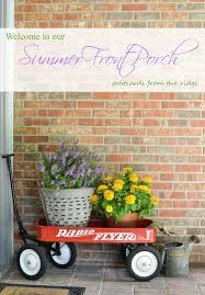 Summer Front Porch Decor Procrastinator S Tour Front Porch Decorating Porch Decorating Spring Outdoor Decor