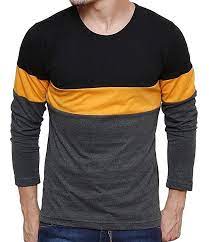 Cotton Stylesh Mixed Colour T Shirts For Men Long Sleeve Tshirt Men Mens Shirts Mens Tshirts
