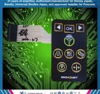 PCB Waterproof Metal Dome Tactile Custom Membrane Switch ...