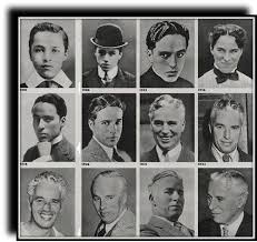 Black Actors In Their Late 30s Charles Chaplin Through The Years Some May Not Know This But He Started Going Gray Fairly Young In His Late 20 S Early 30 S Afterwards Had To Use Bla Filmy