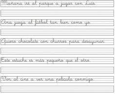 Libro coquito de escritura tipo palmer. Caligrafia Palmer Para Imprimir Pdf Imagui Caligrafia Para Ninos Ejercicios De Escritura Mejorar La Letra