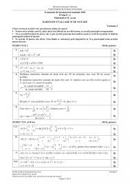 Maybe you would like to learn more about one of these? Subiecte Si Barem Bac 2018 Matematica AflÄƒ Ce NotÄƒ Vei Lua La MatematicÄƒ