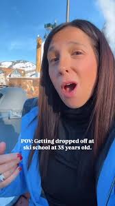 Two days of ski school, and I’ve mastered falling with style while a  three-year-old zooms past me like a pro. But hey, I’m having the time of my  life, and at least my outfit is