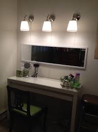 Ikea Vanity Malm Dressing Table And Arstid Wall Lamps Wandlampe Zimmer Badezimmer
