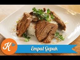 Resep Empal Gepuk Indonesian Caramelized Beef Recipe Video Revo Resep Daging Sapi Resep Resep Makanan