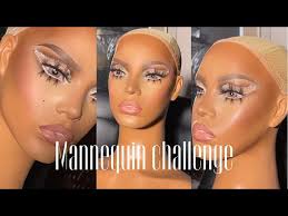 Makeup Series ep 2. Detailed Full Face Mannequin Head Glam w/ Crystals