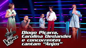 A grande final do 'all together now' é já este domingo, na tvi. Diogo Picarra Carolina Deslandes E Concorrentes Cantam Anjos The Voice Kids Youtube