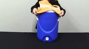 Coolerexperts provides advanced bottleless water coolers to eliminate the problems depicted in this video. Rappz Imprinted Water Cooler Cover Coleman 5 Gallon Youtube