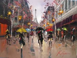 Kal Gajoum Romance In Paris I Think I Might Have Found A New Favorite Artist I Just Want To Look At His Work For A Art Umbrella Art Art Photography