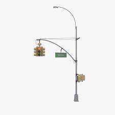 New York Traffic Lights 3d Max Traffic Light Lights Traffic