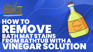 The stain should disappear, as the discoloration is most likely caused by an accumulation of human oils that shampoo can tackle. How To Remove Bath Mat Stains From A Bathtub Detailed Answer