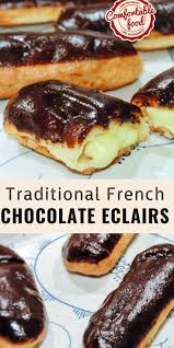 Traditional French Chocolate Eclairs Eclairs Au Chocolat Recipe Eclair Recipe Chocolate Eclair Chocolate Eclair Recipe