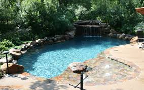 Standard swimming pool landscaping elements. Poolside Landscaping Gohlke Pools