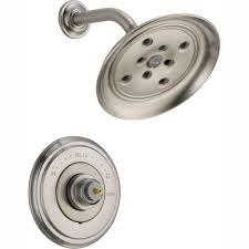 Shop staples for delta cassidy metal cross handle set, roman tub, chrome (h695) and enjoy fast and free shipping on qualifying orders. Delta Cassidy Tub And Shower Faucet Metal Cross Handle In Stainless H795ss