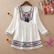 Nakisli Etnik Desenli Tunik Elbise 240124 Zet Com Moda Stilleri Elbise Kadin Olmak