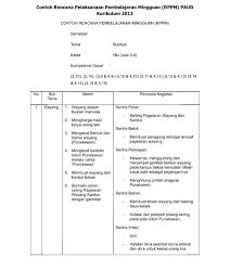 Silabus dan rpp 1 lembar kelas 1 sd untuk semua tema mulai dari semester 1 hingga semester 2 kurikulum 2013 revisi terbaru, maka silahkan anda download pada link judul rpp dan silabus yang ada di bawah ini Rppm Paud Kurikulum 2013 Kelompok Tk A Usia 3 4 Tahun File Berkas Sekolah