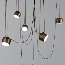 Aim Led Pendant Light In Black Bronze Or White In 2020 Pendant Light Wood Lamp Design Hanging Lamp Design