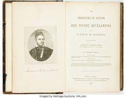 Some of these are several miles higher tab any upon the earth. Andrew Jackson Davis The Principles Of Nature Her Divine Lot 93197 Heritage Auctions