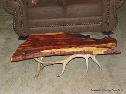 Desks, bar stools, office chairs, sofa sectionals Cedar Slab Coffee Table With Elk Antler Legs Slab Coffee Table Slab Table Decor Styles