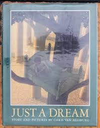 Just A Dream By Chris Van Allsburg First Edition With Dust Etsy Chris van allsburg has an interesting artistic style. just a dream by chris van allsburg first edition with dust jacket