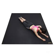 Amazon Com Revtime Extra Large Exercise Mat 8 X 6 Feet 96 X 72 Much Durable For Home Workout Gym Rubbe Floor Workouts Gym Flooring Rubber Large Workout Mat