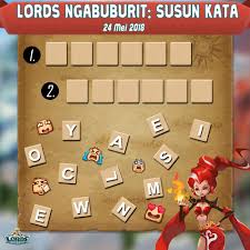 Lords Mobile Lords Ngabuburit Susun Kata Episode 24 Facebook