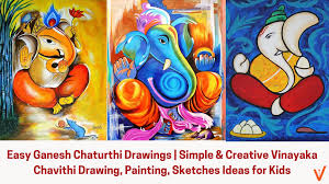 Check spelling or type a new query. Easy Ganesh Chaturthi Drawings Simple Creative Vinayaka Chavithi Drawing Painting Sketches Ideas For Kids Version Weekly