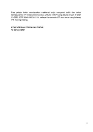 276,704 likes · 2,933 talking about this. 12 Januari 2021 Kenyataan Media Kementerian Pengajian Tinggi Pengoperasian Institusi Pendidikan Tinggi Semasa Tempoh Perintah Kawalan Pergerakan