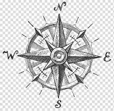 Compass Logo North Compass Rose Ink In Water Transparent Background Png Clipart Compass Art Mandala Compass Tattoo Compass Drawing