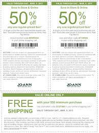 Jo Ann Fabric Coupons 50 Off A Single Item At Jo Ann Coupon Apps Money Saver Joann