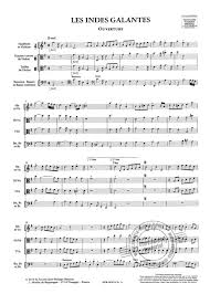 Premier concert (sol majeur & mineur): Les Indes Galantes Rct 44 Von Jean Philippe Rameau Im Stretta Noten Shop Kaufen