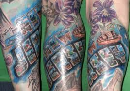 The t rock and roll theme is brought out with the classic jukebox. Tattooing In New Jersey By Doctah Jones On Deviantart