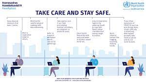 Follow safety guidelines and take precautionary measure. Workplace Precautions