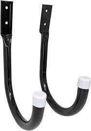 If chosen well, it keeps your bathroom organized while elevating the appearance of the room. Shepherd Hardware 8092e Incredibly Heavy Duty Steel Garage Storage Large U Shaped Utility Hooks 2 Pack Black Amazon Com