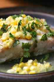 Roasted Fish With Brown Butter Corn Recipe Recipe Roast Fish Cooking Dried Beans Corn Recipes