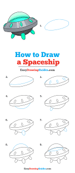 Who knew that drawing could be so easy and. How To Draw A Spaceship Really Easy Drawing Tutorial