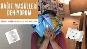 Kagit Maskeleri Deniyorum 2 Hangi Cilt Tipine Uygun Simple Skinlite Neutrogena Youtube