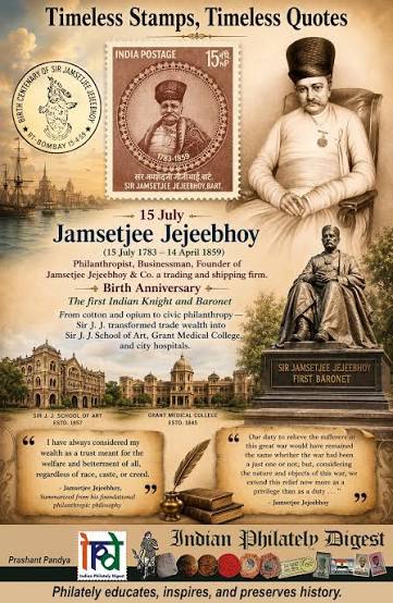 Jamsetjee Jejeebhoy birth anniversary
