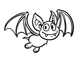 Vampire black and white coloring. Bat Vampire Coloring Page Coloringcrew Com
