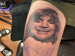 Tribute tattoo after first session