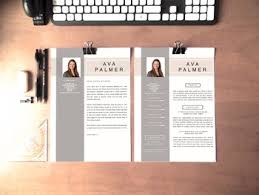 Don't include these things in your cover letter. Resume Design Template Resume References And Coverletter Set Ava Palmer