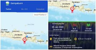 Berita tag gempa malang gempa berkekuatan four,6 sr berada di. Minggu Pagi Gempa 4 8 Magnitudo Guncang Malang Hingga Lumajang Wartabromo