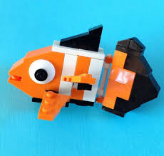 Lego Nemo Clown Fish 30025 Creator City Town Assembled Orange Figure Ebay Clown Fish Clown Lego