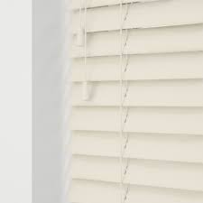 The narrow slat makes the blind more sun blocking and is very popular in glazed balconies and green house environments. Cream Faux Wood Venetians Wood Grain Effect With Cords Cheapest Blinds Uk Ltd